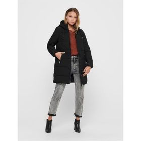 Only 15205369 Siyah Onldolly Long Puffer Coat OTW Noos Günlük Kadın Mont