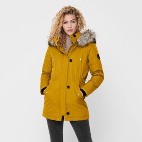 Only 15213755-TOE İris Fur Kadın Sarı Mont