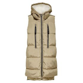 Only 15235033 Krem Onlnora Puffer Waistcoat CC Otw Kadın Yeleği