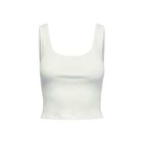 Only 15240303 Beyaz Crop Kadın T-shirt
