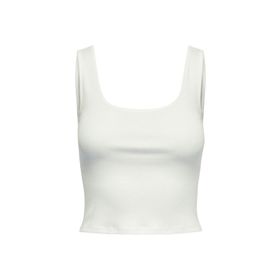 Only 15240303 Beyaz Crop Kadın T-shirt