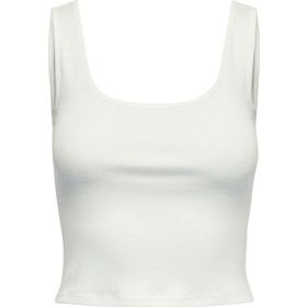 Only 15240303 Beyaz Crop Kadın T-shirt