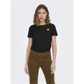 Only 15244714 Siyah Kadın T-shirt