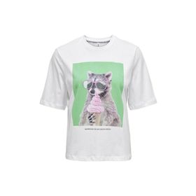 Only 15259091 Dorte Life Beyaz Kadın T-shirt