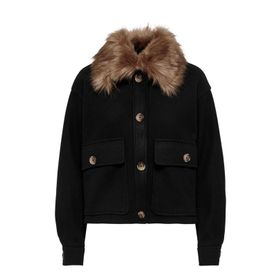 Only 15263075 Siyah Kadın Mont