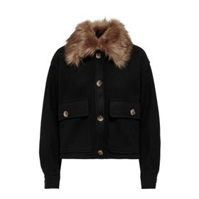 Only 15263075 Siyah Kadın Mont