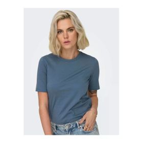 Only 15270390 Mavi Kadın T-shirt