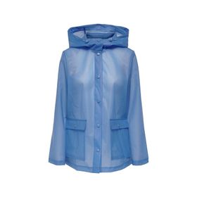Only 15281928 Mavi Onlacacie Short Rain Jacket Otw Provence Kadın Günlük Yağmurluk
