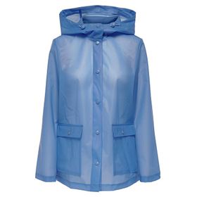 Only 15281928 Mavi Onlacacie Short Rain Jacket Otw Provence Kadın Günlük Yağmurluk