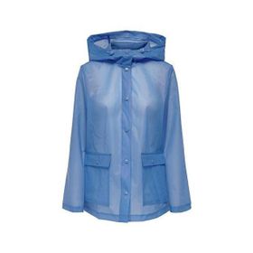 Only 15281928 Mavi Onlacacie Short Rain Jacket Otw Provence Kadın Günlük Yağmurluk