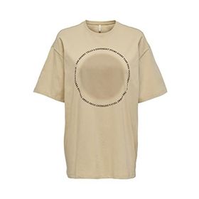 Only 15286655 Camel Kadın T-shirt
