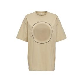 Only 15286655 Camel Kadın T-shirt