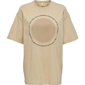 Only 15286655 Camel Kadın T-shirt