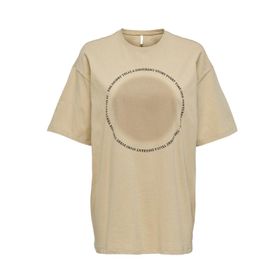 Only 15286655 Camel Kadın T-shirt