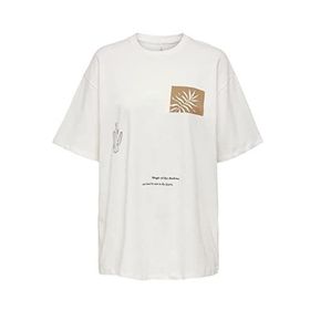 Only 15286655 Ekru Kadın T-shirt
