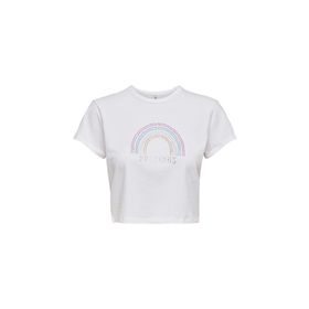 Only 15286662 Beyaz Kadın T-shirt
