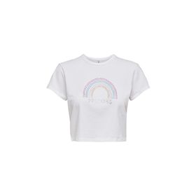 Only 15286662 Beyaz Kadın T-shirt