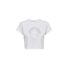 Only 15286662 Beyaz Kadın T-shirt
