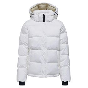 Only 15287909 Beyaz Kapüşonlu Kadın Mont
