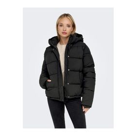 Only 15287909 Siyah Kapüşonlu Kadın Mont