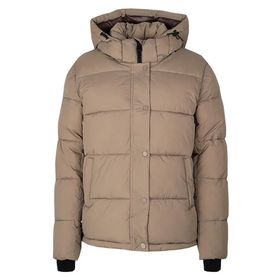 Only 15287909-WALNUT Onlann Premium Puffer Kahverengi Kadın Mont