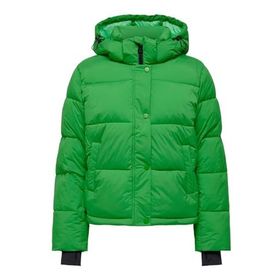 Only 15287911-BEE Ann Premium Puffer Short Otw Yeşil Kadın Kapüşonlu Mont