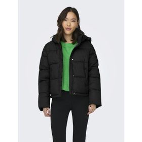 Only 15287911 Onlann Premium Puffer Jkt Short Otw Siyah Kadın Mont Kaban