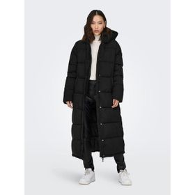 Only 15287913 Onlann Premium Puffer Coat X-Long Otw Rüzgar geçirmez Siyah Kadın Mont