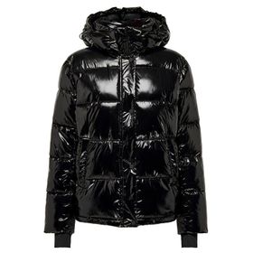 Only 15287919 Siyah Kapüşonlu Puffer Kadın Mont