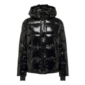 Only 15287919 Siyah Kapüşonlu Puffer Kadın Mont