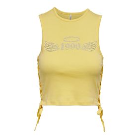 Only 15289612 Açık Sarı Kadın T-shirt