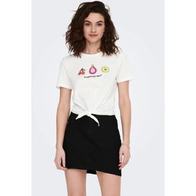 Only 15290571 Beyaz Kadın T-shirt