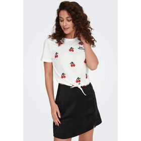 Only 15290571 Beyaz Kadın T-shirt