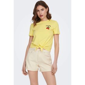 Only 15290571 Sarı Kadın T-shirt