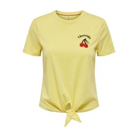 Only 15290571 Sarı Kadın T-shirt