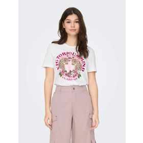 Only 15290640 Beyaz Kadın T-shirt