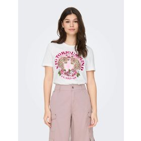 Only 15290640 Beyaz Kadın T-shirt