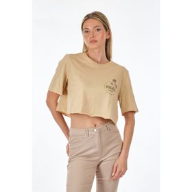 Only 15290663 Bej Kadın T-shirt