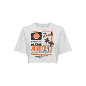 Only 15290663 Beyaz Kadın T-shirt