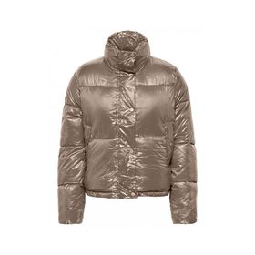 Only 15292628 Kahverengi Onlysky Short Puffer Cc Otw Kadın Günlük Mont