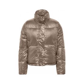 Only 15292628 Kahverengi Onlysky Short Puffer Cc Otw Kadın Günlük Mont
