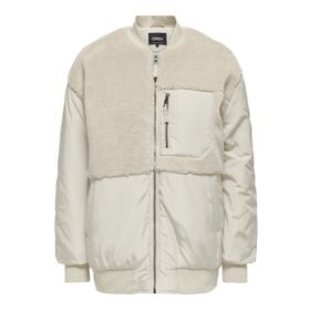 Only 15292801 Emmy Fleece Bej Bomber Kadın Ceket