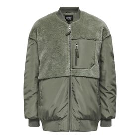 Only 15292801 Emmy Fleece Bej Bomber Kadın Ceket