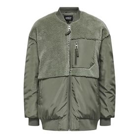 Only 15292801 Emmy Fleece Bej Bomber Kadın Ceket