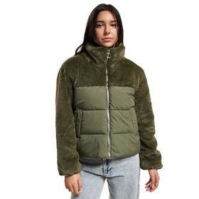 Only 15292945 Wanja Fur Puffer Mix Krem Kadın Mont