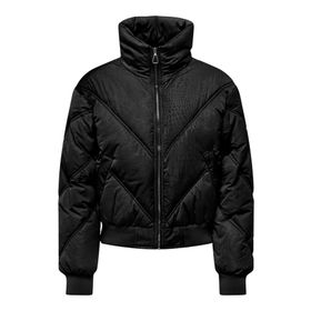 Only 15293753 Onlmia Short Aop Puffer Cc Otw Siyah Kadın Mont