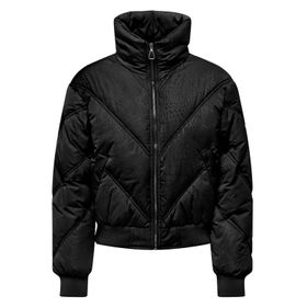 Only 15293753 Onlmia Short Aop Puffer Cc Otw Siyah Kadın Mont