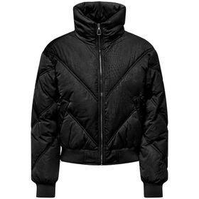 Only 15293753 Onlmia Short Aop Puffer Cc Otw Siyah Kadın Mont