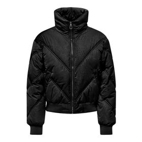 Only 15293753 Onlmia Short Aop Puffer Cc Otw Siyah Kadın Mont