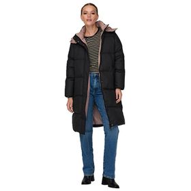 Only 15294681 Onlvilma Down Long Coat CC OTW Siyah Kadın Mont